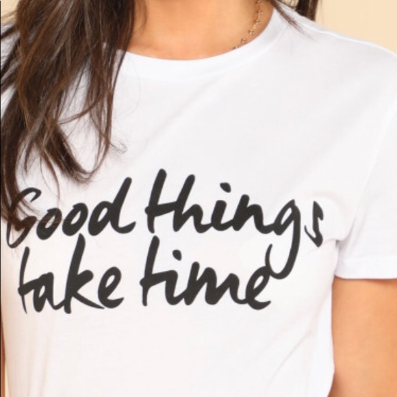 Good Things Take Time Graphic Tee - Picture 3 of 6